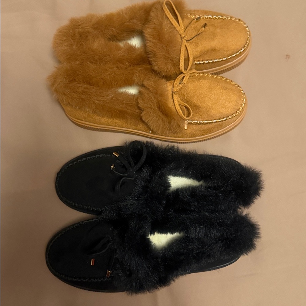Bundle Cozy Faux Fur Moccasins